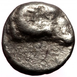 Caria, Kasolaba AR Hemiobol (Silver, 0.44g, 8mm) ca 420-400 BC.