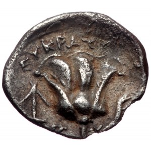 ISLANDS off CARIA, Rhodos AR Hemidrachm (Silver, 12mm, 1.25g) ca 229-205 BC Eukrates, magistrate.