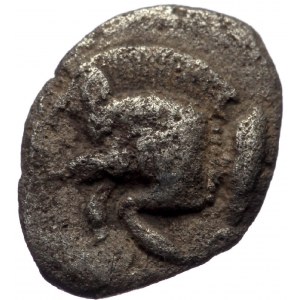 Mysia, Cyzicus, AR hemiobol (Silver, 9mm, 0,30 g), 5th century BC.
