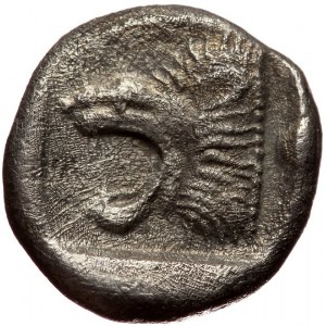 Mysia, Kyzikos AR Diobol (Silver, 1.10g, 9mm) ca 525-475 BC