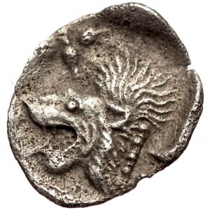 Mysia, Kyzicos AR hemiobol (Silver, 0.35, 11mm) ca. 5th cent. BC