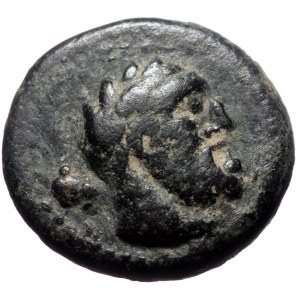 Pisidia, Selge, AE (Bronze, 14mm, 2,97 g), 2nd-1st centuries BC. Obv: Head of Heracles to right, club on shoulder.