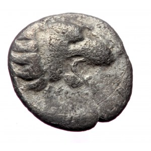 Pamphylia, Side AR Obol (Silver, 0.66g, 10mm) 4th century BC.