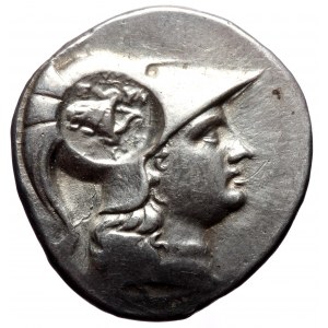 Pamphylia. Side AR Tetradrachm AR (Silver, 29mm, 16,91g) ca 205-190 BC.