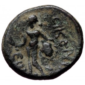 Lycaonia, Ikonion, AE (Bronze, 16,5 mm, 3,08 g), 1st century BC. Obv: Laureate head of Zeus to right.