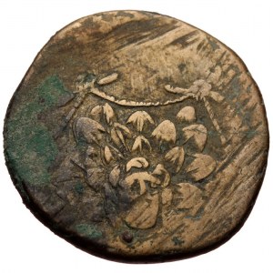 Pontos, Amisos, AE 22 (bronze, 7,90 g, 22 mm) time of Mithradates VI.(120-63 BC) Obv: Aegis with facing Gorgon in the ce