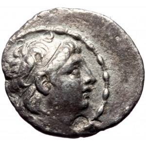 Seleukid Empire, Antiochos VII Euergetes (Sidetes) 138-129 BC. AR Drachm (Silver, 19mm, 3.37g) Antioch on the Orontes mi