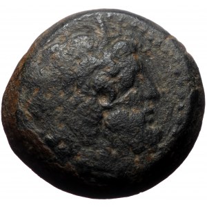 Ptolemaic Kingdom of Egypt, Ptolemy II Philadelphos, Æ Hemiobol (bronze, 5,11 g, 19 mm) Alexandria, ca 265-246 BC