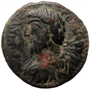 Pisidia, Antiochia, Commodus (177-192), AE assarion (Bronze, 22,3 mm, 5,07 g). Obv: ANTONINVS COMMODvs, laureate, draped