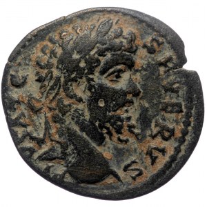 Pisidia, Antiochia. AE (Bronze, 4.60g, 24mm) Septimius Severus (193-211)
