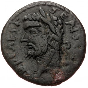 Pisidia, Antiocheia, Septimius Severus (193-211), AE (Bronze, 22,6 mm, 5,09 g). Obv: IMP CAES L - SEPT S[EV AVC], laurea