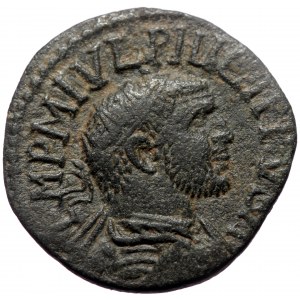 Pisidia, Antioch. Philip I. A.D. 244-249. AE 25 (Silver, 25mm, 6.20g).