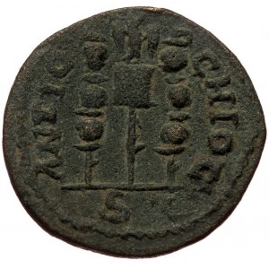 Pisidia, Antiocheia, Volusianus (251-253), AE (Bronze, 22,1 mm, 5,91 g). Obv: IMP CAE RASLLOVNAHHI R, radiate, draped an