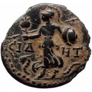 Pamphylia Side AE (Bronze, 2.93g, 18mm) Domitian (81-96)