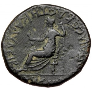 Lycaonia, Iconium AE (Bronze, 12.39g, 25mm) Nero (54-68) Issue: 62/5