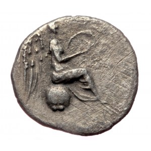 Cappadocia, Caesaraea AR Hemidrachm (Silver, 1.12g, 13mm) Vespasian (69-79)