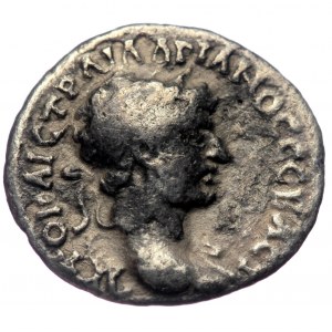 Cappadocia, Caesarea Eusebeia, AR hemidrachm (Silver, 15mm, 1.29g), Hadrianus (117-138), RY 4 or 5 = AD 119-121.