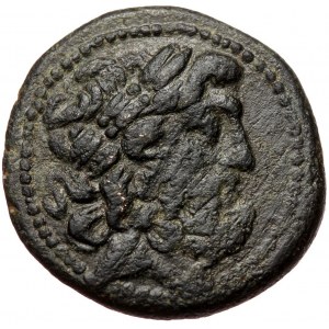 Syria, Antioch AE (Bronze, 22mm, 7.94g) Issue: year 10 (57/56 BC)
