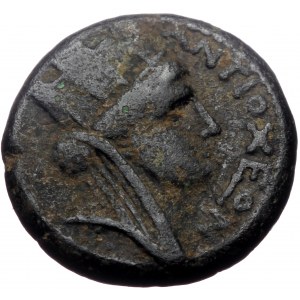 Syria, Seleucis and Pieria, Antioch. AE20 (Bronze, 5.82g, 20mm) Pseudo-autonomous issue, Nero (54-68 AD), year ΕΡ