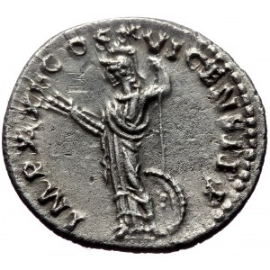 Domitian (81-96) AR Denarius (Silver, 3.12g, 19mm) Rome.