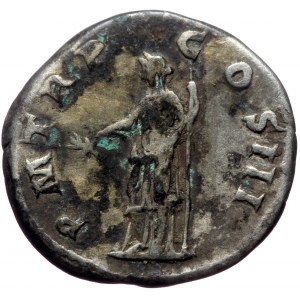 Hadrian (117-138). AR denarius (Silver, 18mm, 2.63g) Rome, 119-122.