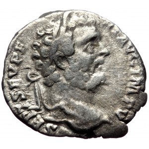 Septimius Severus (193-211) AR Denarius (Silver, 2.59g, 18mm) Rome, 195.