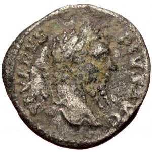 Septimius Severus (193-211), AR denarius (Silver, 19,2 mm, 3,23 g), Rome, 208. Obv: SEVERVS PIVS AVG, laureate head of S