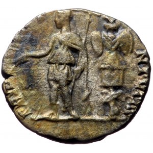 Caracalla (Caesar, ) AR Denarius (Silver,17mm, 2.77g) Laodicea ad Mare, AD 197-198.