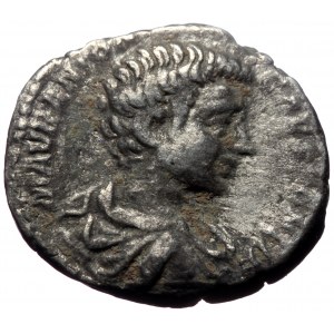 Caracalla (Caesar, 196-198) AR denarius (Silver, 17mm, 2.72g) Rome, 196-198