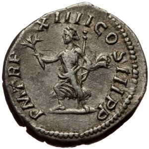 Caracalla (198-217), AR denar (Silver, 19,3 mm, 3,06 g), Rome, 211. Obv: ANTONINVS PIVS AVG BRIT, laureate head of Carac