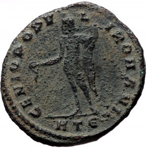 Galerius Maximianus as Caesar (293-305) AE follis (Bronze, 10.21g, 29mm) Heraclea