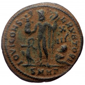 LICINIUS II (Caesar, 317-324) AE Follis (Bronze, 20mm, 2.74g) Heraclea .