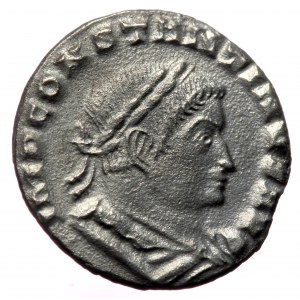 Constantine I the Great (306-337) AR/Bl Follis (billon, 2.87g, 18mm) 313-314 Lugdunum
