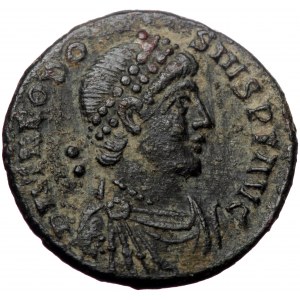 Theodosius I (379-395) AE Follis (Bronze, 17mm., 2,83g) Constantinople, 378-383
