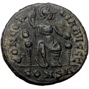 Theodosius I (379-395) AE Follis (Bronze, 17mm., 2,83g) Constantinople, 378-383