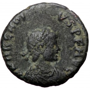 Arcadius (383-408) Æ Nummus (Bronze 2,14g 15mm) Cyzicus, 392-395.