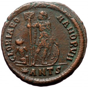 Arcadius (383-408) Antioch AE follis (Bronze, 24mm, 4.73g)