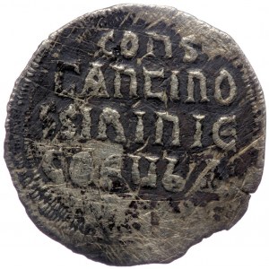Constantine IV Pogonatus, and IRENE (780-797) AR Miliaresion (Silver, 21mm, 1.75g)