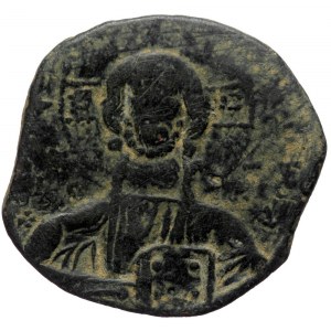 Romanus III (1028-1034) AE Anonymous Follis (Bronze, 10.94g, 28mm) Constantinople,
