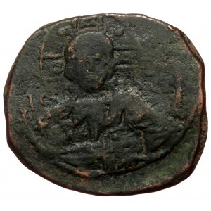 Anonymous attributed to Romanus III (1028-1034) AE follis (Bronze 9,88g 30mm) Constantinople, ca 1028-1034.