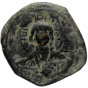 Romanus III (1028-1034) AE Anonymous.Follis (Bronze, 12.83g, 34mm) Constantinople