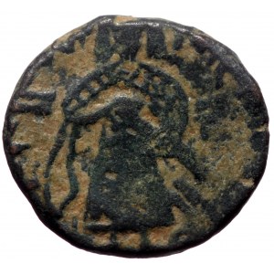 Islamic, Umayyad Caliphate (Arab-Byzantine coinage) 'Abd al-Malik ibn Marwan (AH 65-86 / AD 685-705). Æ Fals (Bronze, 16