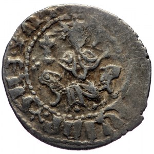 Cilician Armenia. Levon I AR Tram (Silver, 3,00g, 21mm) Sis mint, AD 1199-1219.