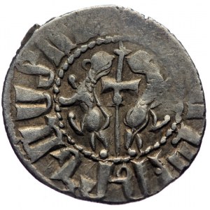 Cilician Armenia. Levon I AR Tram (Silver, 3,00g, 21mm) Sis mint, AD 1199-1219.