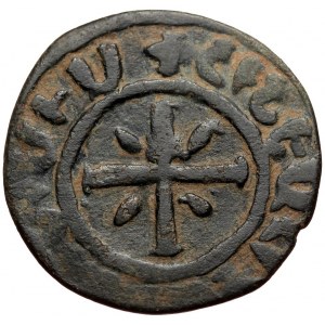 Cilician Armenia, Hetoum I (1226-1270) Æ Tank (Bronzem 6.60g, 28mm). Sis mint.