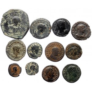 12 Ancient AE coins (Bronze, 40.28g)