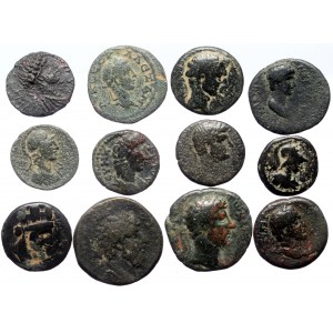 12 Ancient AE coins (Bronze, 59.67g)