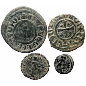 4 Ancient AE coins (Bronze, 16.48g)