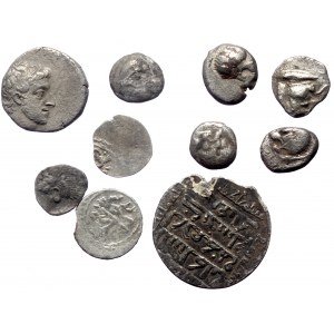 9 Ancient AR coins (Silver, 12.99g)