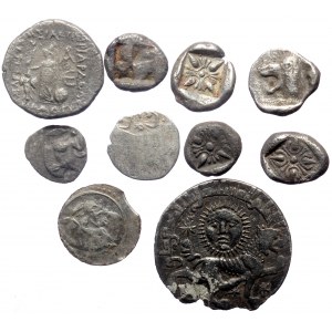 9 Ancient AR coins (Silver, 12.99g)